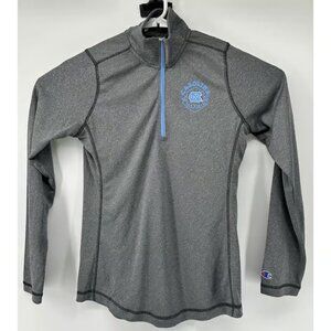 University Of North Carolina Tarheels Women's Champion Quarter Zip Gray Medium